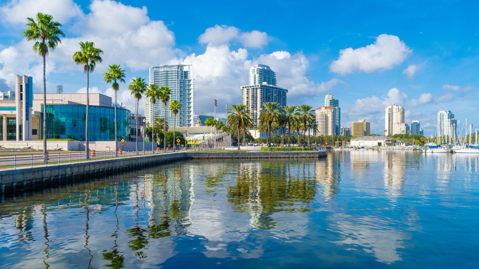 Downtown St. Petersburg waterfront skyline, FL